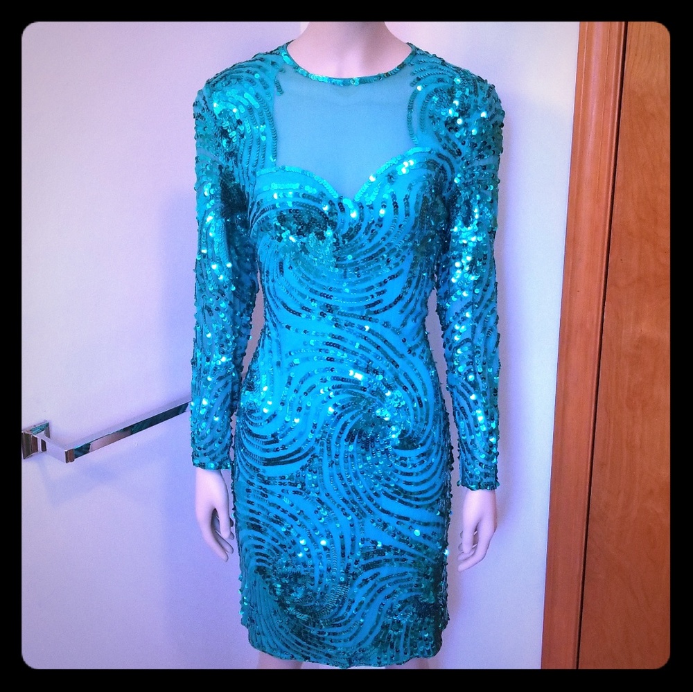 Mermaid Sequin Party Dress